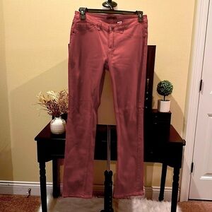 Supplies red jeans. Size 10